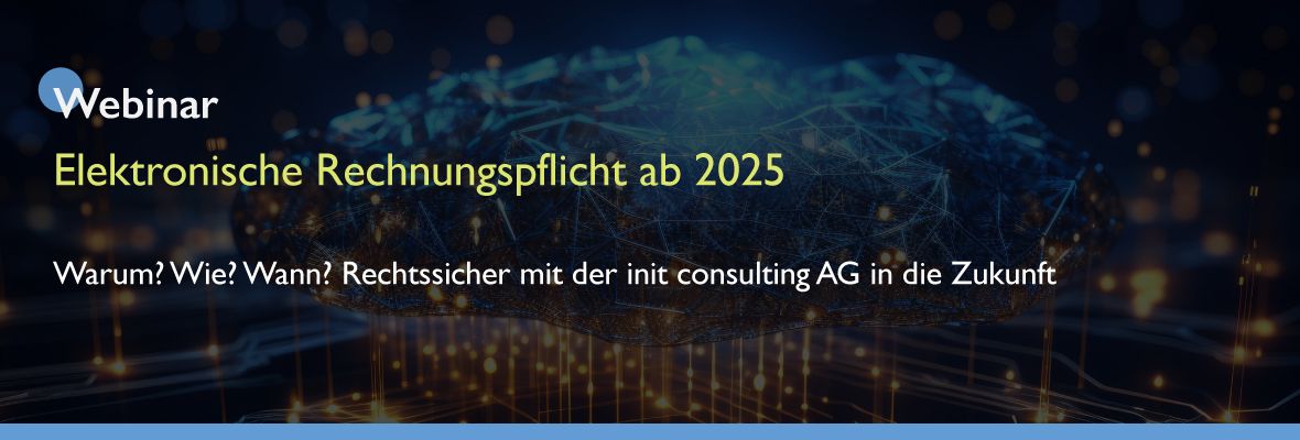 Banner Webinar E-Rechnung