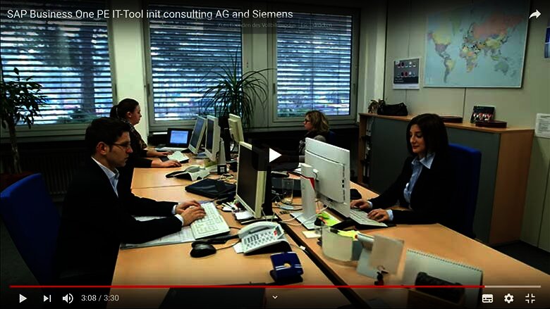 SAP Business One PE IT-Tool init consulting AG and Siemens
